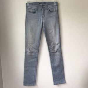 J Brand grey skinny jeans
